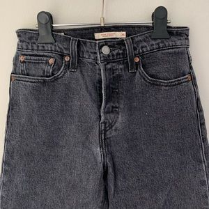 Levi’s Wedgie Straight Black Jeans